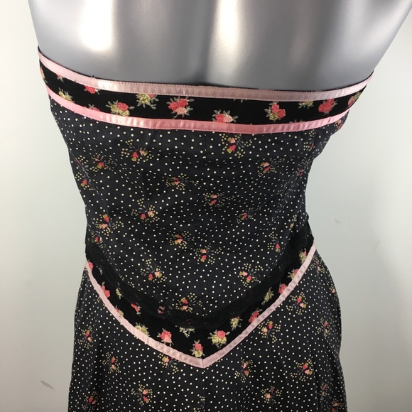 Ted Baker Strapless Dress with Lace and Flowers - Picture 6 of 8